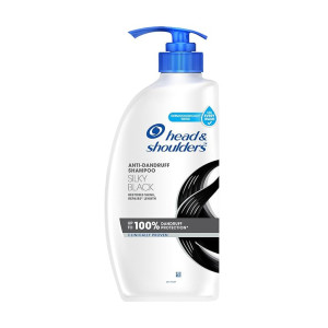 Head & Shoulders Silky Black Anti Dandruff Shampoo 650 ML