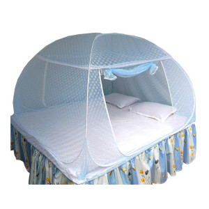 Healthy Sleeping Foldable Pop up Mosquito Net for Double Bed