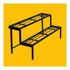 Heavy Duty 2 Step Planter Stand (Easy Assembly) for Indoor & Balcony