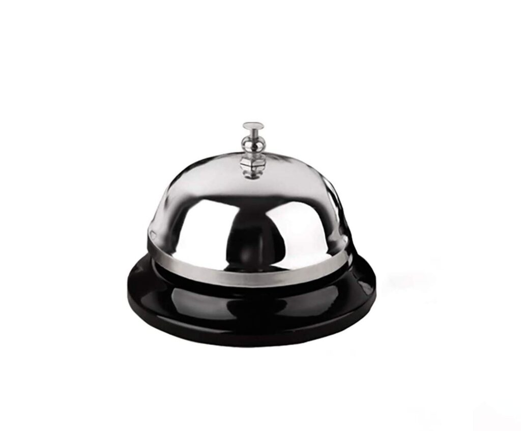 Deal HeeYaa Call Bell 3.35 Inch Diameter Metal Anti