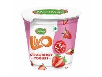 Deal Heritage Strawberry Yogurt 90gms Rs 9 Amazon