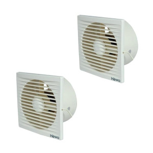 HEWA Onyx 6 inch 150mm Wall Exhaust Fan 2000 RPM Copper motor