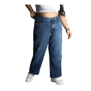 HIGH Star Women’s Regular Fit Mid Rise Jeans