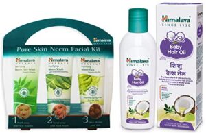 Himalaya Baby Hair Oil & Neem Facial Kit Combo Deal Rs. 202