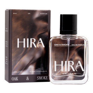 HIRA Oak & Smoke Long Lasting Perfume with Leather & Cardamom Fragrance – 50 ml (For Men)