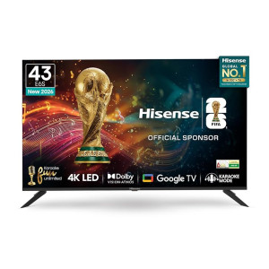 Hisense 43 Inch 4K Smart Google TV at Rs19999 | Amazon Deal