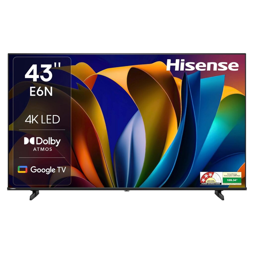 Hisense 43E6N 4K Smart Google TV