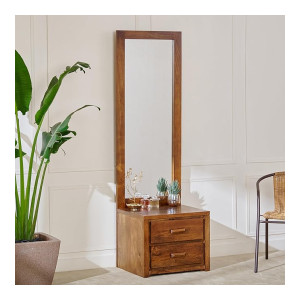 Home Centre Adana Acacia Wood Dresser Mirror