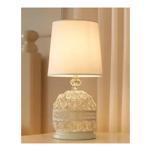 Homesake Modern Small Crystal Table Lamp, Bedside Nightstand