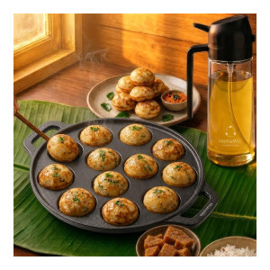 HomeWiz Cast Iron Appe Pan at Rs999 | Amazon Deal