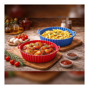 HomeWiz Reusable Non-Stick Silicone Air Fryer Liners
