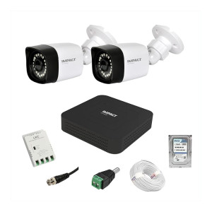 IMPACT BY HONEYWELL 2 MP Wired CCTV KIT