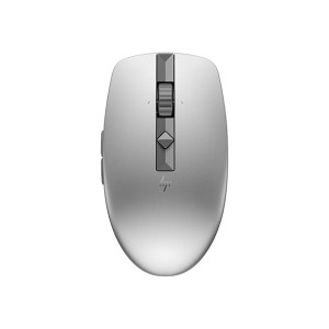 HP 710 Rechargeable Silent Mouse with 6 Programmable Buttons & Track-On Glass Sensor