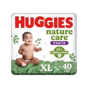 Huggies Nature Care Diaper Pants (XL, 40 Count)