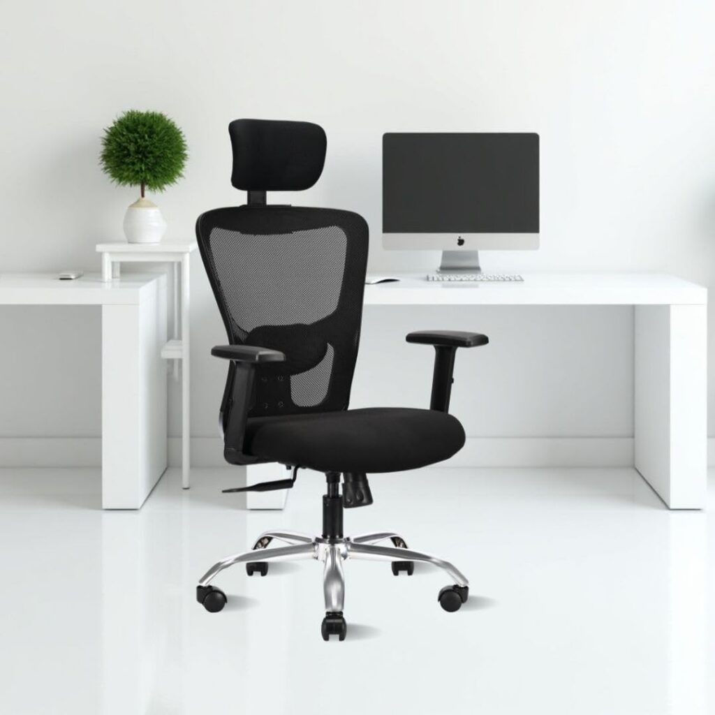 IAFA Jade Ergonomic Office Chair Black Rs 4849