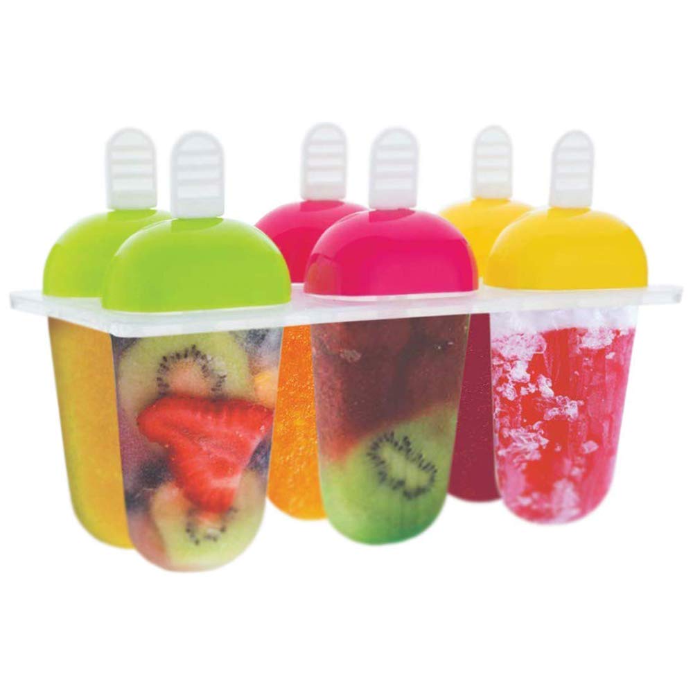 Ice Candy Maker Tray Plastic Popsicle Molds