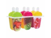 Ice Candy Maker Tray Plastic Popsicle Molds