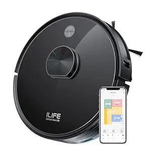 ILIFE A20 Robot Vacuum Cleaner with Strong Suction, LiDAR Navigation, and WiFi App