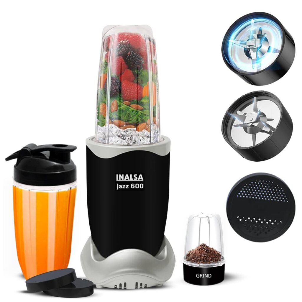 INALSA Jazz 600 Mixer Grinder 3 Jar Deal