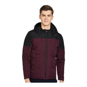The Indian Garage Co Men’s Polyester Regular Puffer Jacket