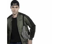 Indian Garage Co Men Slim Fit Colourblocked Bomber Jackets