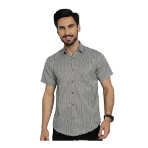 Indian Needle Cotton Striped Casual Shirt