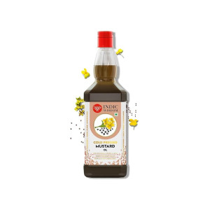 IndicWisdom Pure & Unrefined Mustard Oil 1 Liter