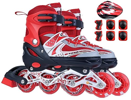 Inline Skates Combo Adjustable Size M (34