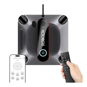Intelligent Automatic Window Glass Cleaning Robot, 6500Pa Suction