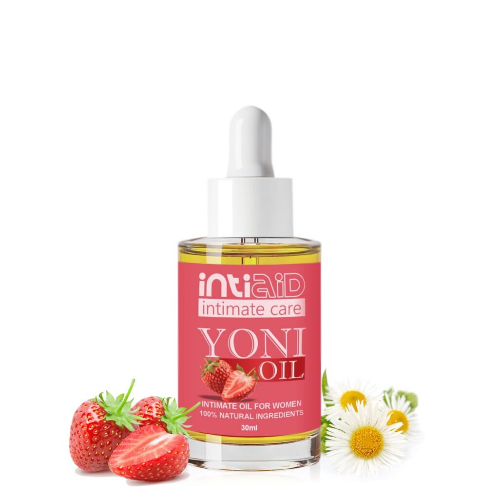 Deal INTIAID Yoni Oil 100% Natural Feminine Intimate Oil with Tea Tree & Grapeseed Oils for Intimate Wellness Rs. 189