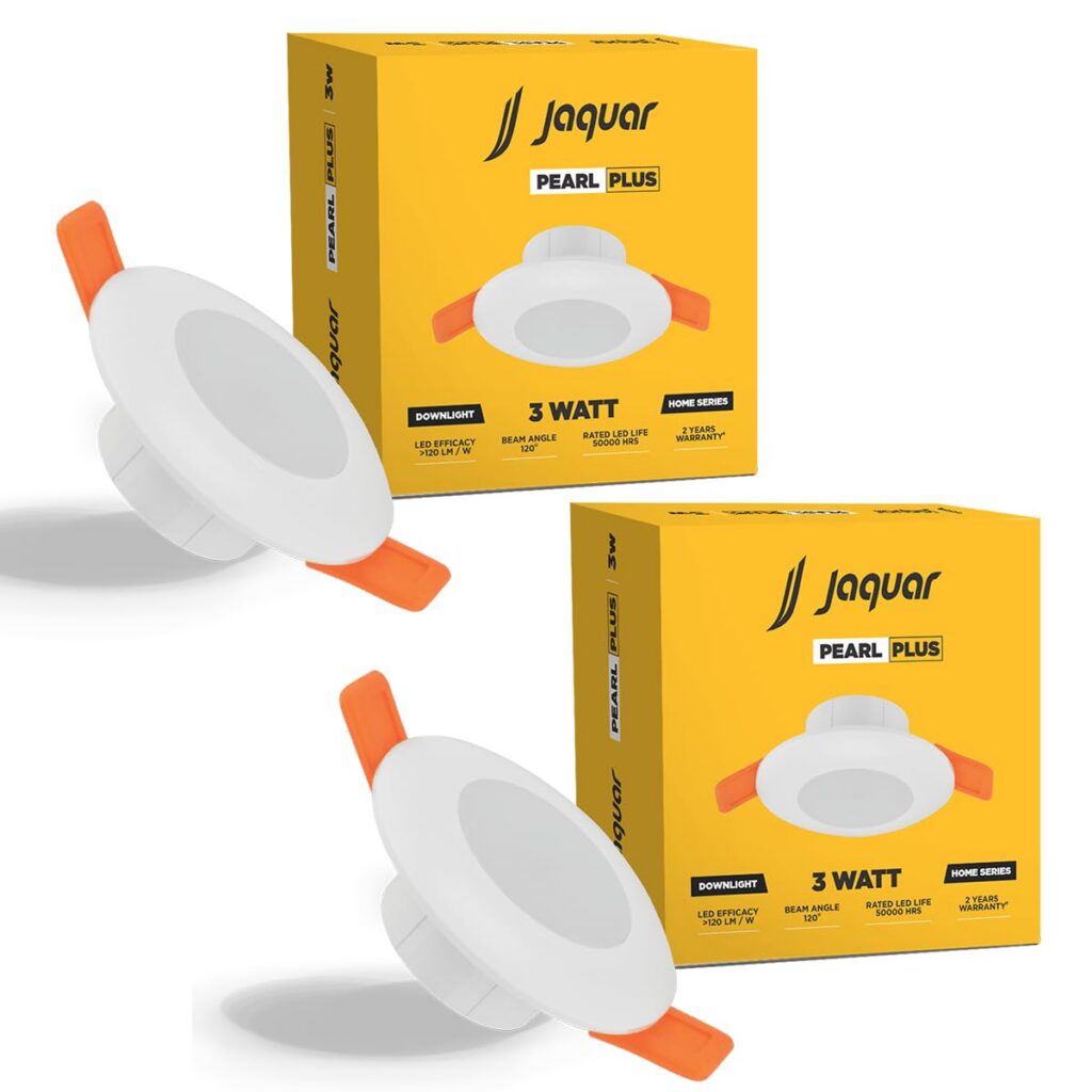 Jaquar 3W Pearl Plus Round LED Downlight for False Ceiling
