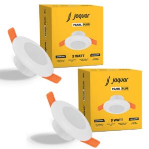 Jaquar 3W Pearl Plus Round LED Downlight for False Ceiling