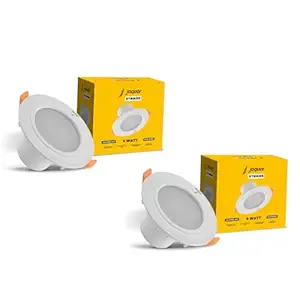 Deal Jaquar 6W LED Downlight Round Pack of 2 for Rs. 137