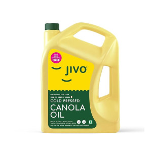 JIVO Canola Cold Pressed Edible Oil – 5 Litres