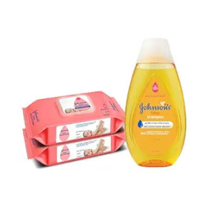 Johnson’s Baby Skincare Wipes & No More Tears Shampoo