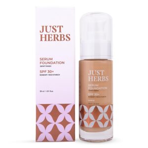 Just Herbs Serum Foundation SPF30+ for Face Makeup Only Rs. 210