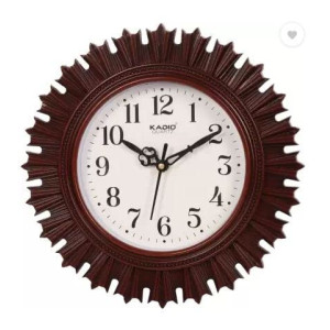Kadio Analog Wall Clock (Maroon)