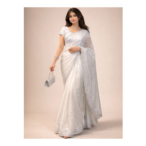 KALINI Embellished Sequinned Art Silk Banarasi Saree