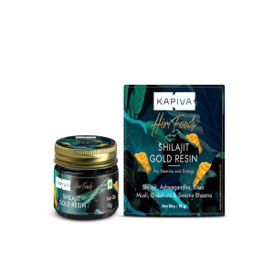 Kapiva Shilajit Gold Resin With Ashwangadha – 10g
