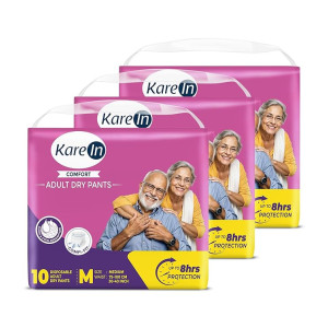 KareIn Comfort Adult Diaper Pants, Medium 75-100 Cm, Unisex
