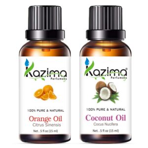 Deal Kazima Orange & Coconut Oil 15ml Each Rs. 274