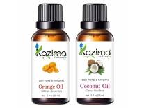 Deal Kazima Orange & Coconut Oil 15ml Each Rs. 274