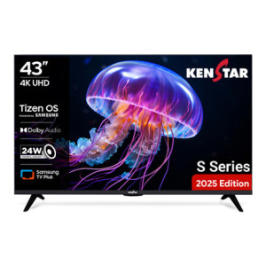 Kenstar 109 cm (43 inch) Ultra HD (4K) LED Smart Tizen TV 2025 Edition with Headphone Cushion