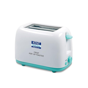 KENT Crisp Pop Up Toaster 750 Watts | 2 Slice Automatic | 6 Heating Modes