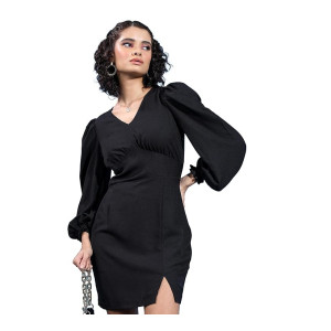 KETCH Women Sheath Mini Casual Fit Full Sleeve Dress