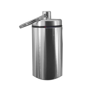 Keychain Pill Case Holder for Outdoor Travel Camping Daily Use