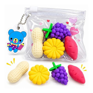 Kids Squeeze Toy Eraser Set at Rs40 | Amazon Deal