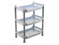 Deal Kuber Industries Kitchen Basket Rack Grey Rs.255