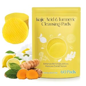 Kojic Acid & Turmeric Cleansing Pads with Vitamins B5 & C