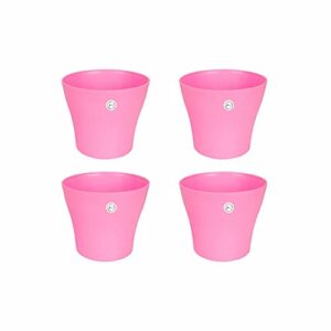 Kraft Seeds Pink Flower Planters Pack of 4 Rs. 149